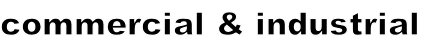commercial & industrial
